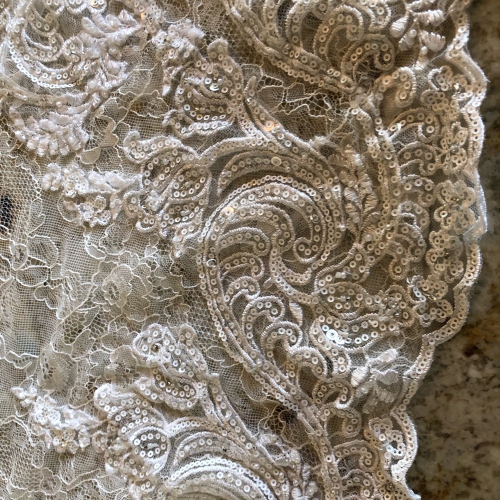 Wedding gown lace Chantilly? - Picture 7 of 10